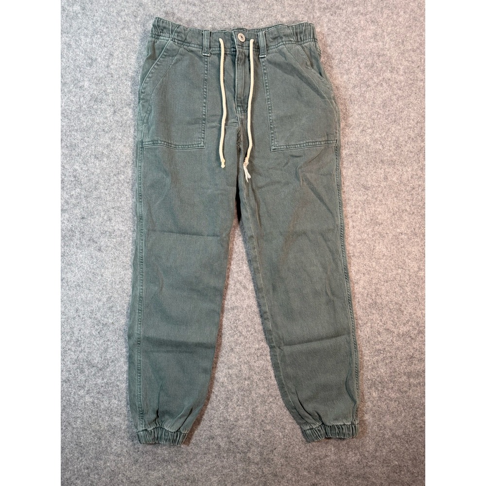 American Eagle Womens Size 4 Green Utility Jogger Pants Elastic Waist Drawstring